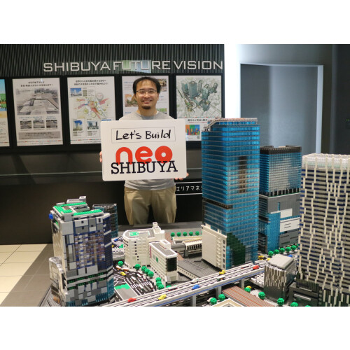 渋谷駅前エリアマネジメント - レゴ(R)ブロックの渋谷の街　まちびらきにあわせてアップデート！